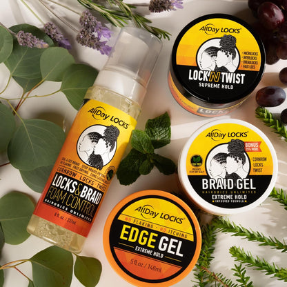Lock N Twist | Locking Gel, Re-Twist Locks, Supreme Hold | Smooths & Tames Frizz, Flake Free, Soft Finish | 5 Oz